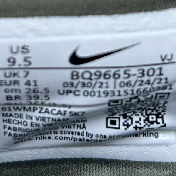 Nike Women's Air Max Dia Cargo Khaki Pink Black Sneakers Sz 9.5 BQ9665-301 - Picture 7 of 8